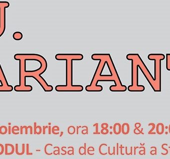 Elevii de la Colegiul National de Arte Dinu Lipatti prezinta spectacolul „Eu. Variante“